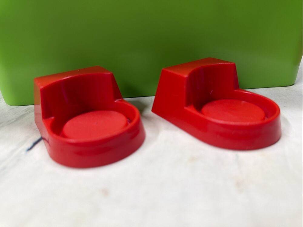 Tuppertoys Tupperware Chair Desk Seat Toy Set School Bus lot Of 2